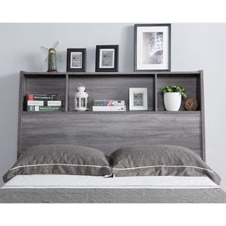 Grey Distressed Headboards Online At Our Best Sage Distressed Grey Bookcase Headboard