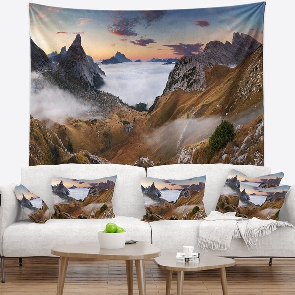 Designart 'Beautiful Summer Panorama' Landscape Wall Tapestry