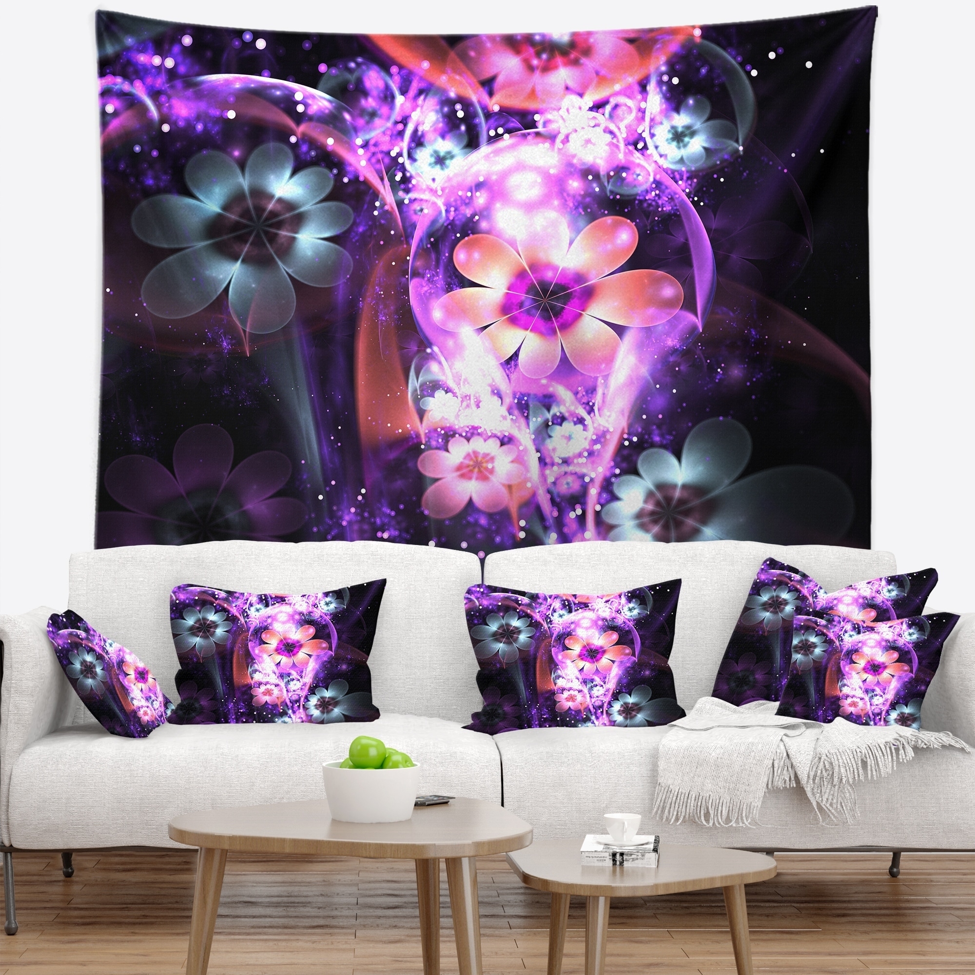 Dark Purple Tapestry - Amazon Com Tapestries Purple Tapestries Home