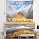 Designart 'egyptian Pyramid Under Bright Sky' African Landscape Wall 