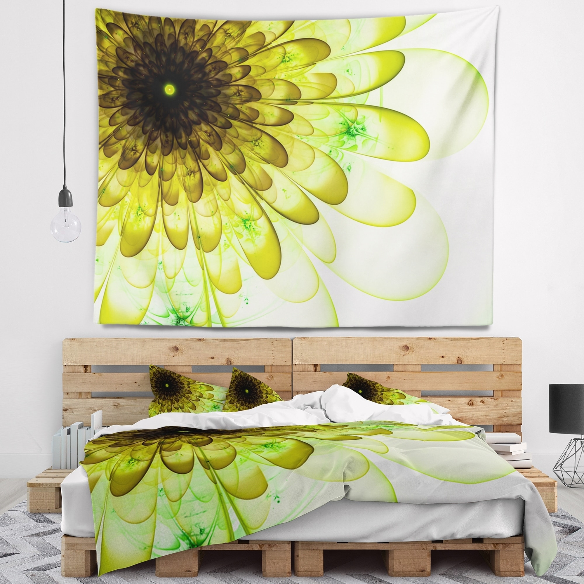 Light yellow online tapestry