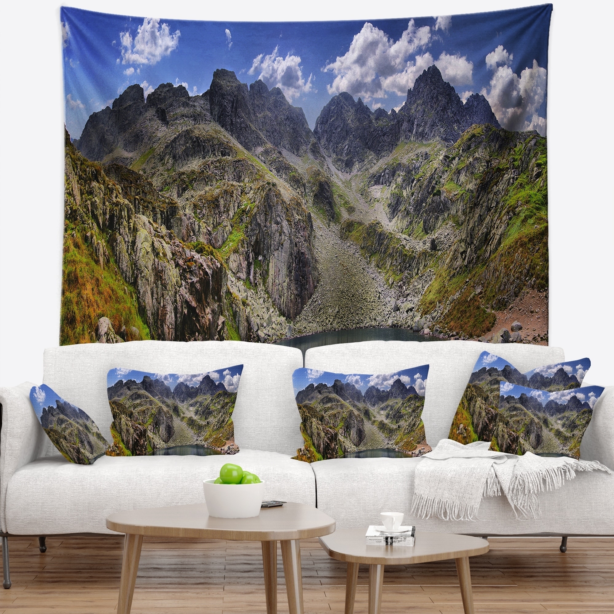 Designart 'Tatra Mountains Panorama' Landscape Photo Wall  Small