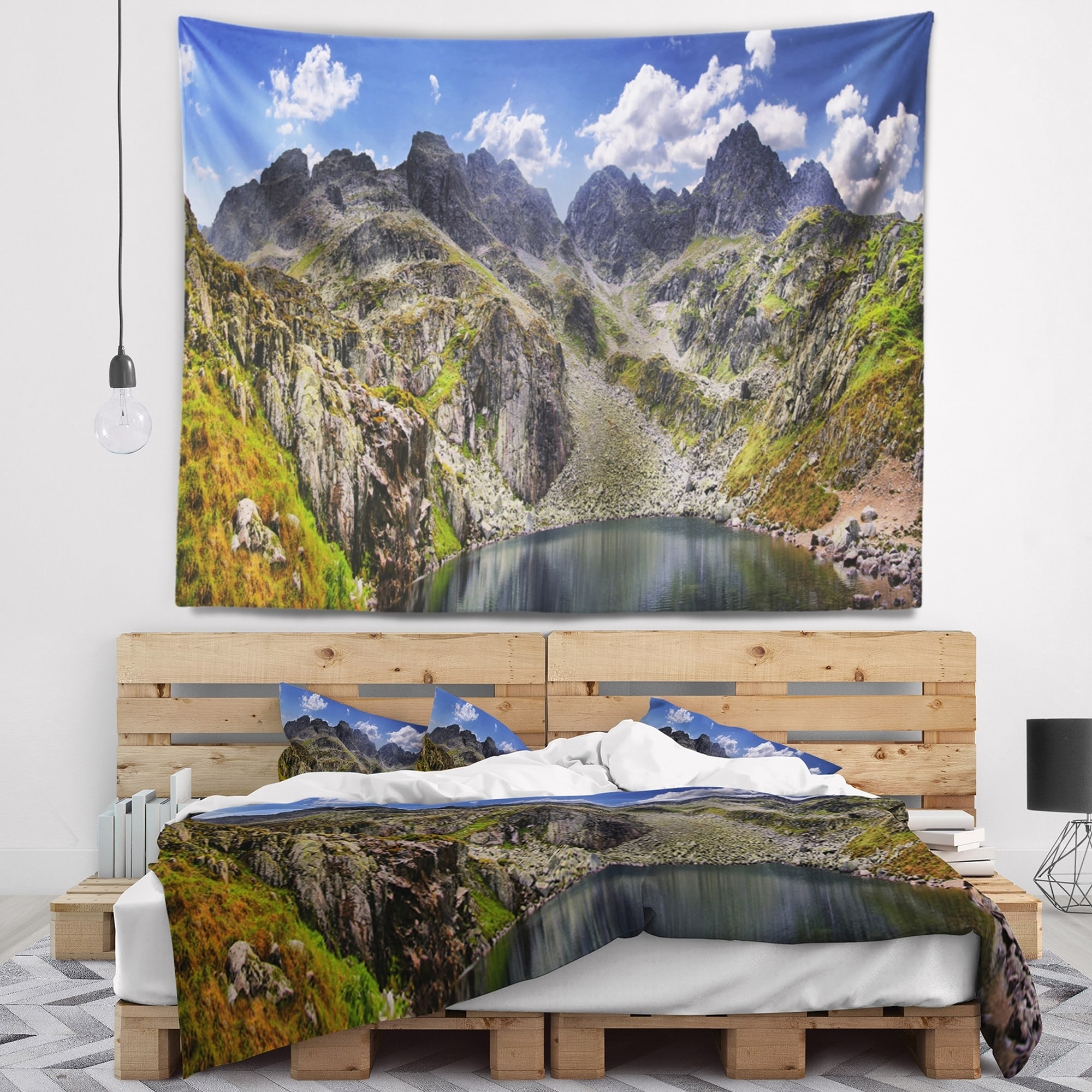 Designart 'Tatra Mountains Panorama' Landscape Photo Wall  Small