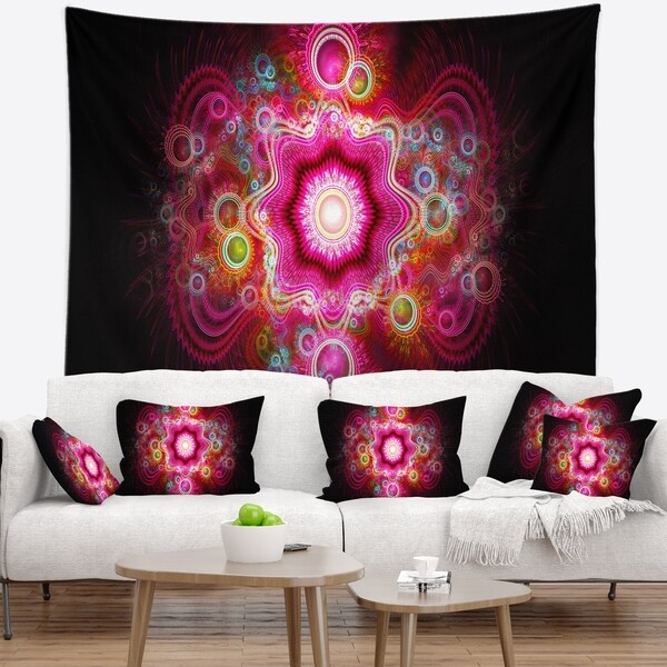 Neon pink tapestry hot sale