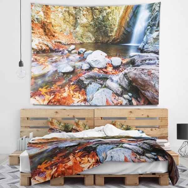 American Art Decor Leaf Wall Scroll Tapestry - Bed Bath & Beyond