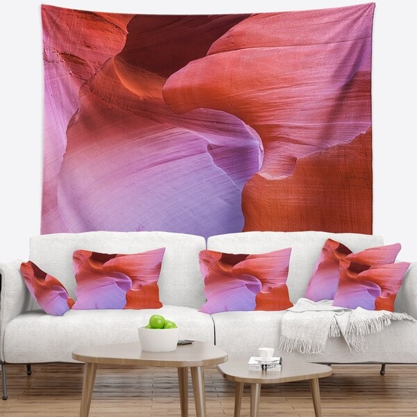 Designart 'Antelope Canyon Landscape' Photography Wall Tapestry