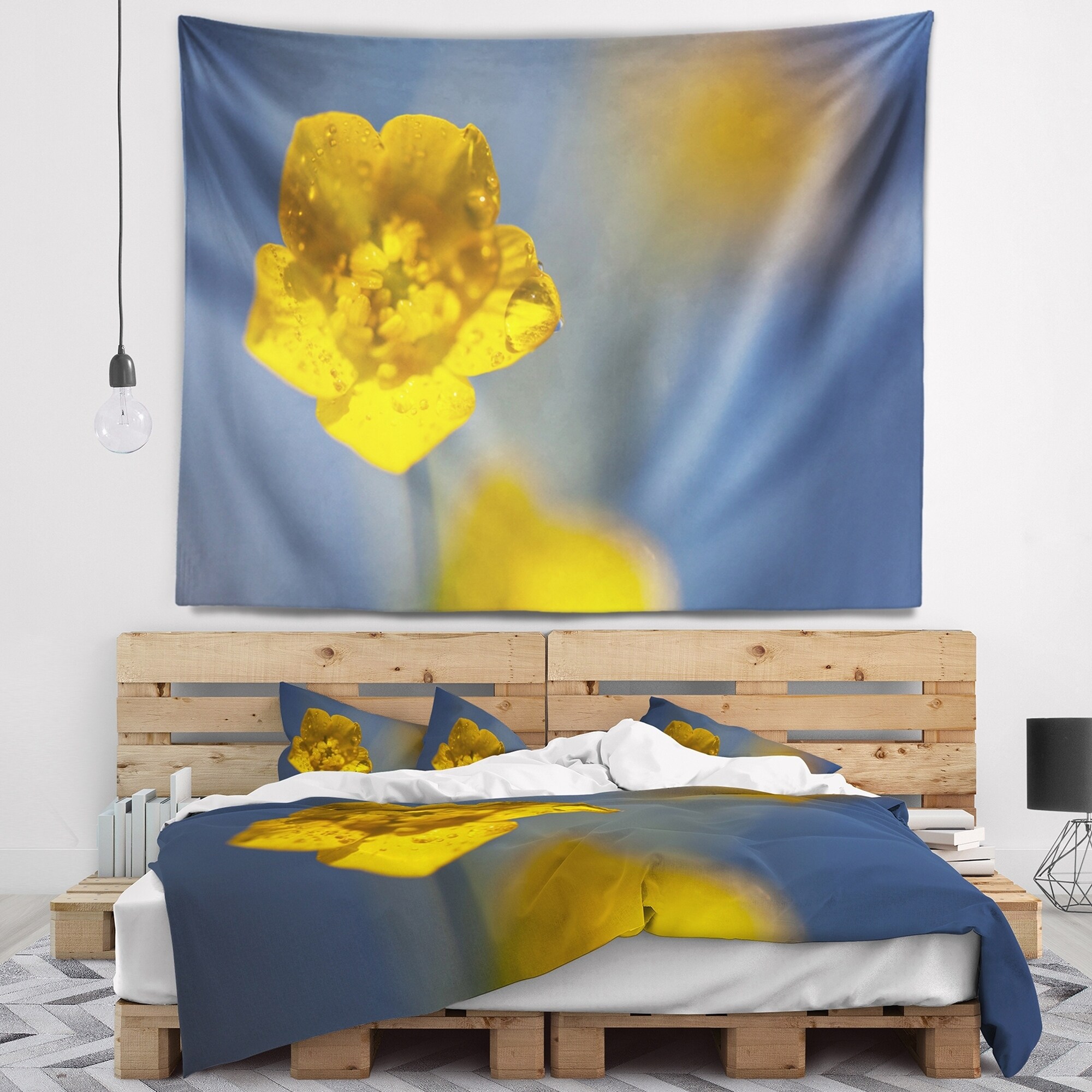 Large floral outlet tapestry