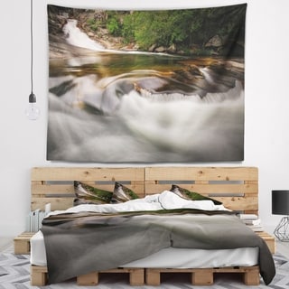 Designart 'Segade Waterfall Galicia Spain' Landscape Photo Wall ...