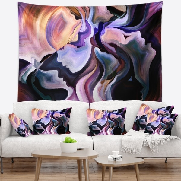 Designart 'Voyages to Inner Self' Abstract Wall Tapestry