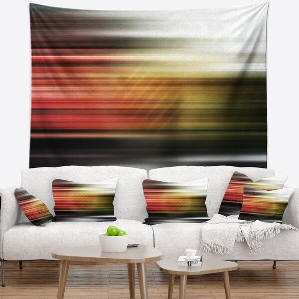 Designart 'Horizontal Lights' Contemporary Wall Tapestry