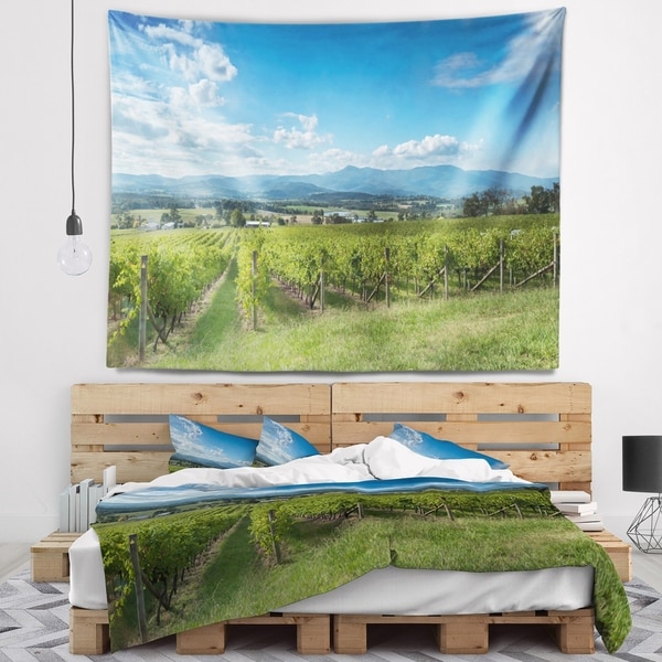 Designart 'View of the Yarra Valley Melbourne' Photography Wall Tapestry
