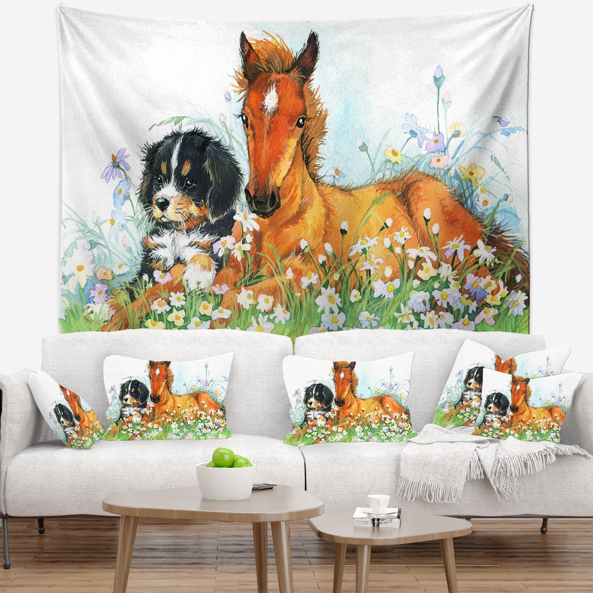 Animal best sale wall tapestry