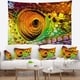 Designart 'multicolor Scaly Skin Of Lizard' Abstract Wall Tapestry 