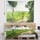Designart 'Tuscan Place in Rural Area' Landscape Wall Tapestry - Bed ...
