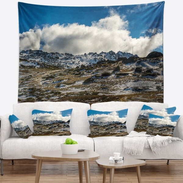 Designart 'Wide View of Kosciuszko National Park' Seashore Wall Tapestry