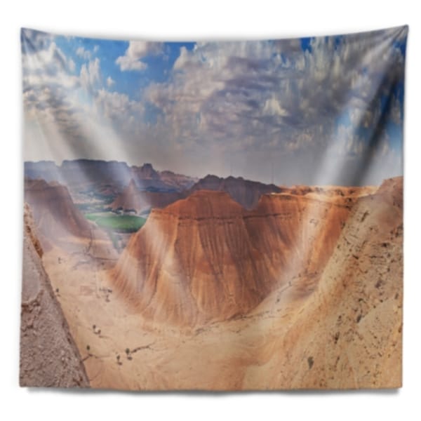 Designart TAP15336-39-32 Clay Rocks Around Riyadh City Landscape Blanket D/écor Art for Home and Office Wall Tapestry Medium x 32 in 39 in in