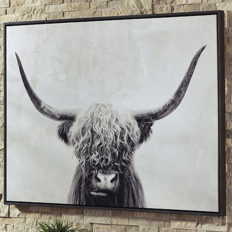 Pancho Framed Highland Cow Wall Art