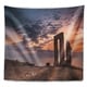 preview thumbnail 3 of 2, Designart 'Historic African Ruins at Sunset' Landscape Wall Tapestry