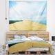 Designart 'Cala Violina Bay Beach Tuscany' Landscape Wall Wall Tapestry ...