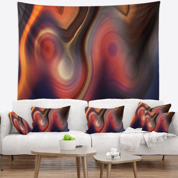 Designart 'Beautiful Texture of Colors' Abstract Wall Tapestry