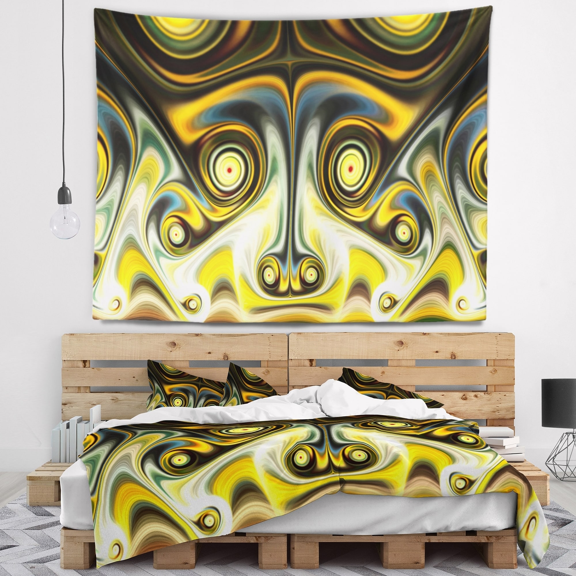 Light discount yellow tapestry