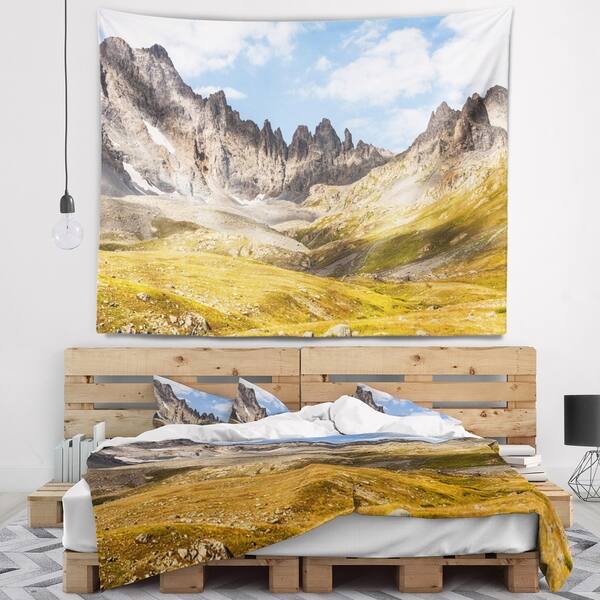 Designart 'Hills and Valleys in Golden Morning' Landscape Photography