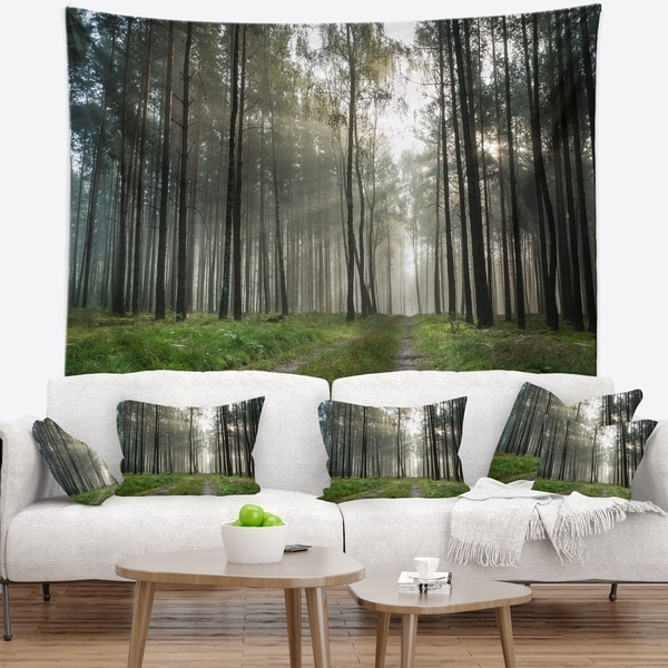 Designart 'Discontinued product' Modern Forest Wall Tapestry