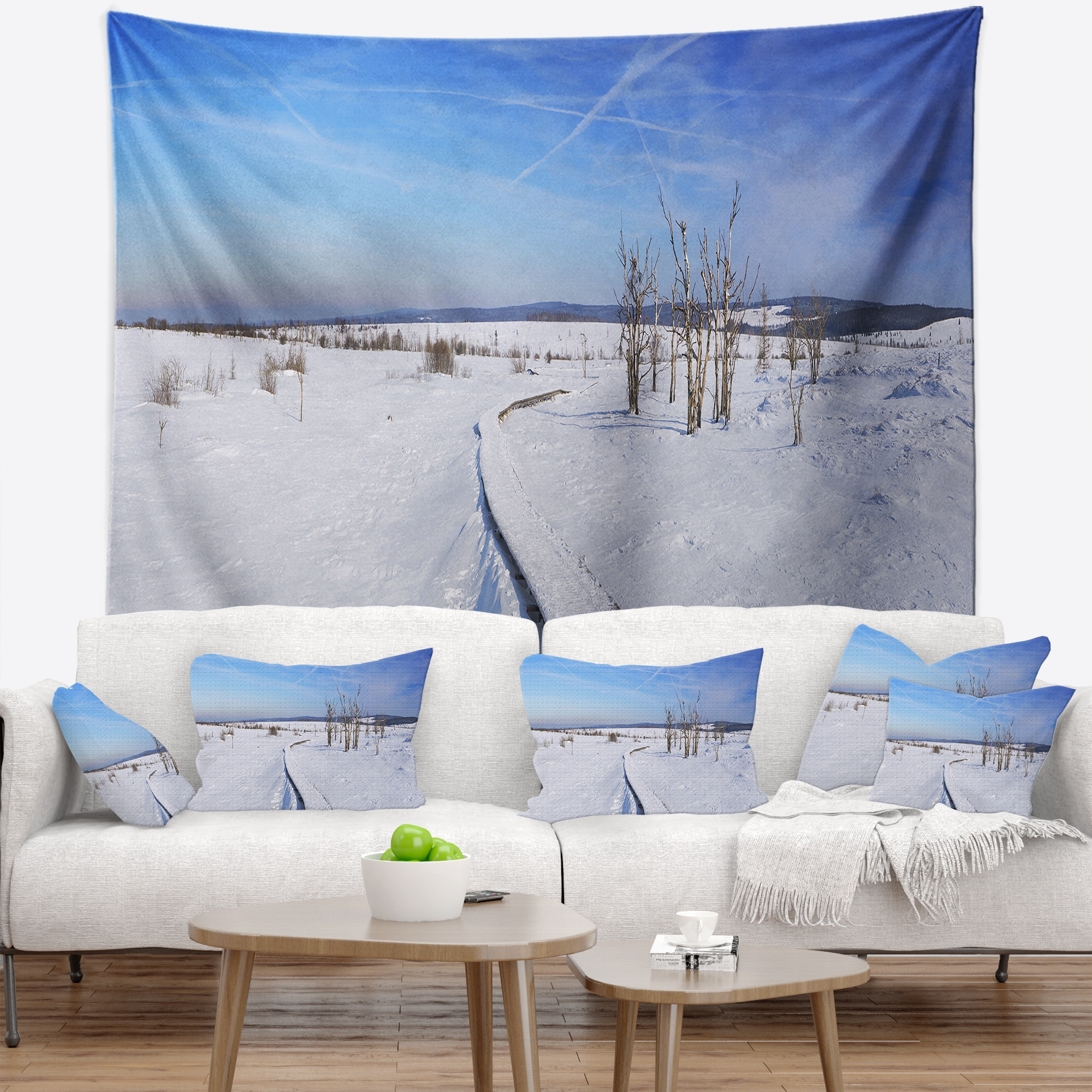 Designart 'Hautes Fagnes in Belgium Panorama' Modern ...