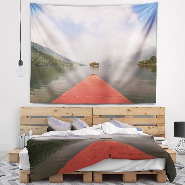 Designart 'Discontinued product' Modern Landscape Wall Tapestry
