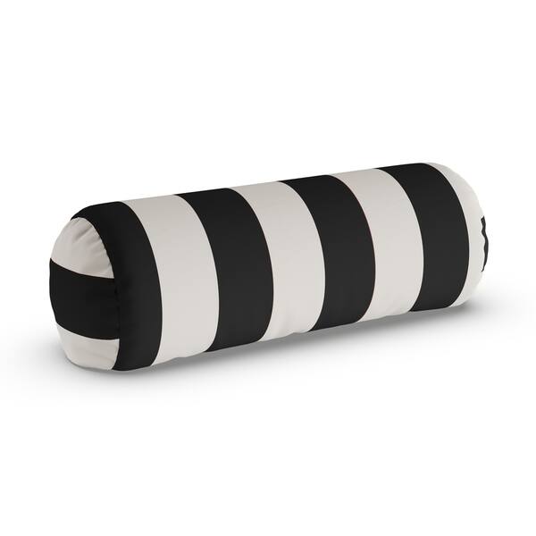 Shop Havenside Home Midland Outdoor Striped Bolster Pillow Free