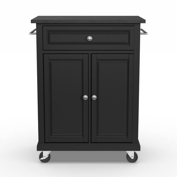 Shop Copper Grove Kawartha Solid Black Granite Top Portable