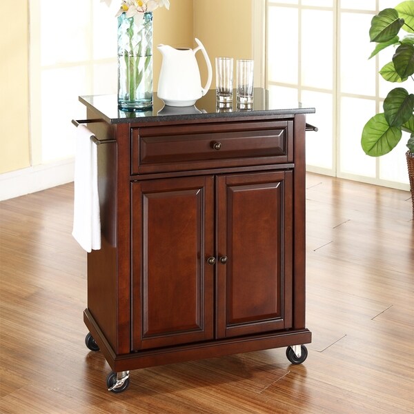 Shop Copper Grove Kawartha Solid Black Granite Top ...
