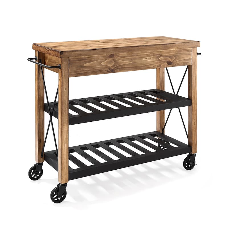 Crosley Roots Kitchen Cart - 42"W x 18"D x 36.75"H