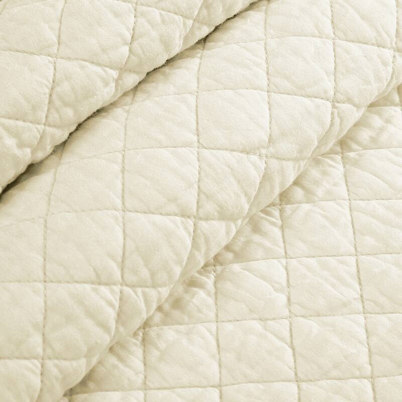 Copper Grove Balm Diamond Oversized Cotton 3-piece Quilt Set