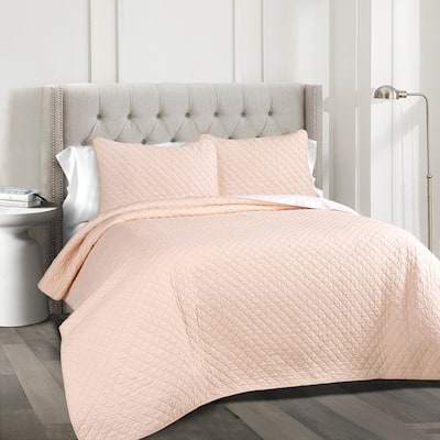 Copper Grove Balm Diamond Oversized Cotton 3-piece Quilt Set