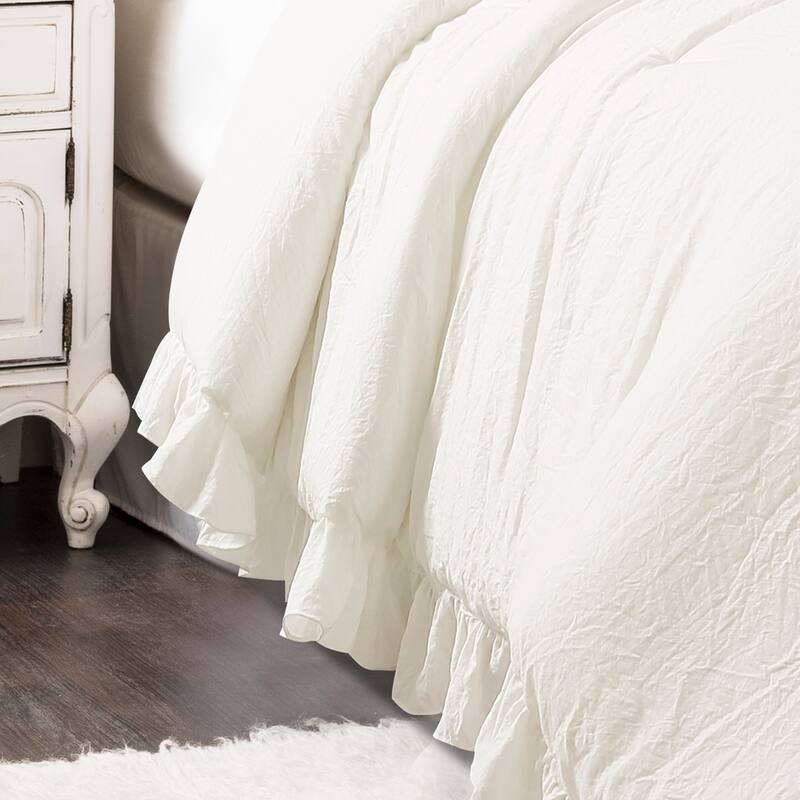 Lush Decor Reyna Ruffled Shabby-chic Comforter Set