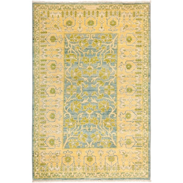 Eclectic Modern Yellow Area Rug 4 1 X 6 2 Free Shipping Eclectic Modern Yellow Area Rug 4 X27