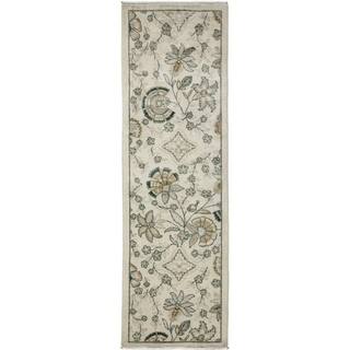 slide 2 of 4, Arts & Crafts Ivory Runner Rug - 2'6" x 8'3" Runner/Surplus