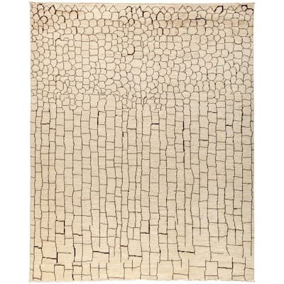 Moroccan Beige Area Rug - 8'3" x 9'10"