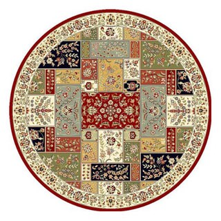 Safavieh Lyndhurst Traditional Oriental Multicolor/ Ivory Rug (8' Round)