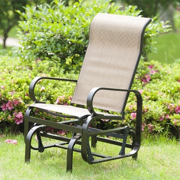 patio post glider chair