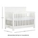 preview thumbnail 6 of 5, Evolur Belmar Flat 5 in 1 Convertible Crib