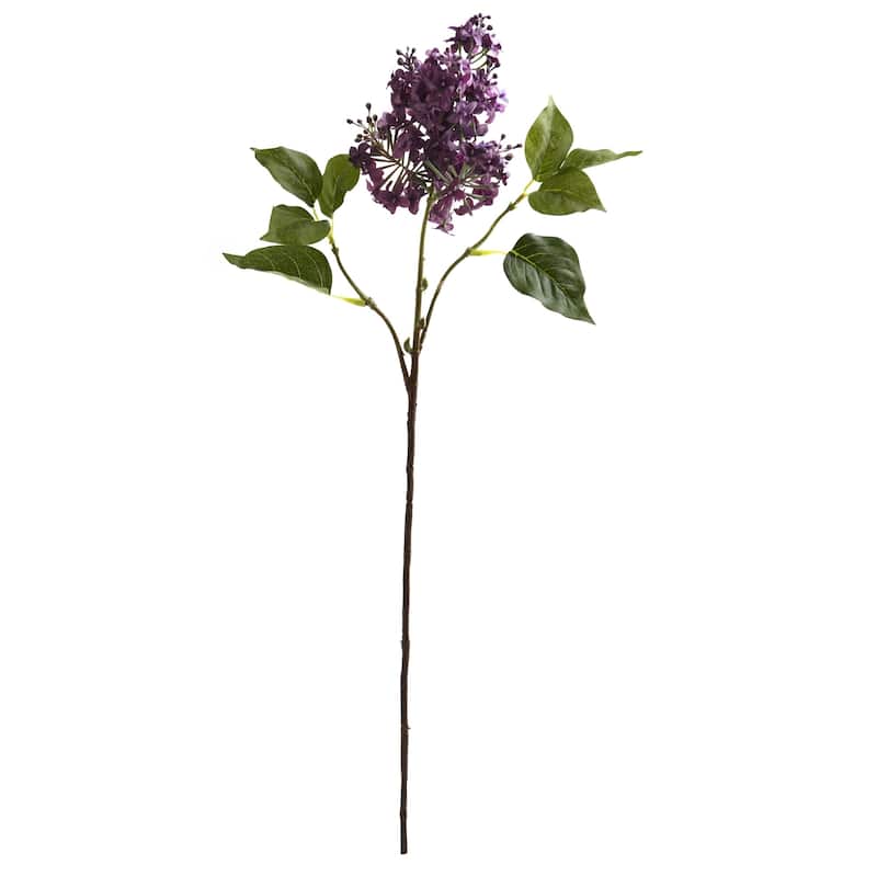 30" Lilac Artificial Flower (Set of 6) - h: 30 in. w: 8 in. d: 6 in