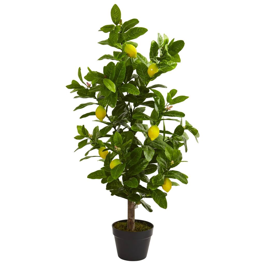 3' Lemon Artificial Tree - h: 3 ft. w: 12 in. d: 12 in