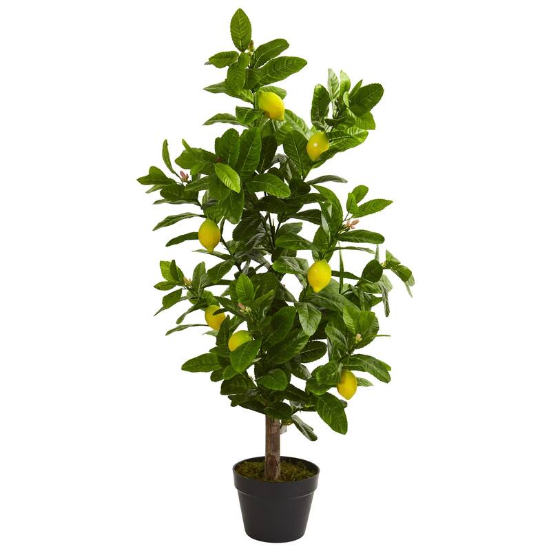 3' Lemon Artificial Tree - h: 3 ft. w: 12 in. d: 12 in