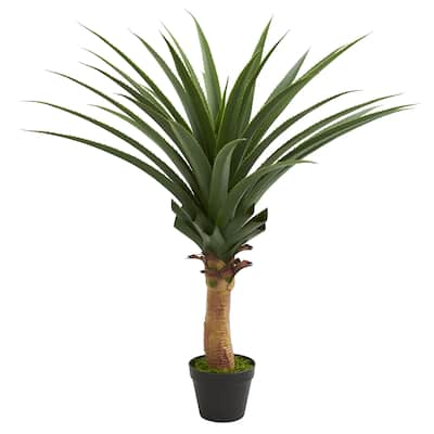 3.5' Agave Artificial Plant - h: 3.5 ft. w: 16 in. d: 16 in