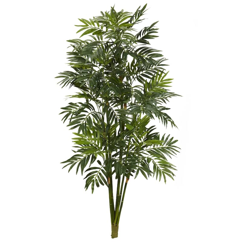 3' Mini Bamboo Palm Artificial Plant - h: 3 in. w: 18 in. d: 18 in