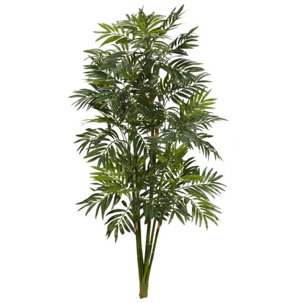 Nearly Natural 3' Mini Bamboo Palm Artificial Plant - h: 3 in. w: 18 in. d: 18 in