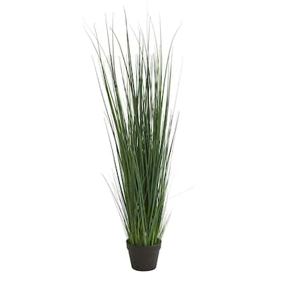 4' Grass Artificial Plant - h: 4 ft. w: 7.5 in. d: 7.5 in