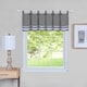 preview thumbnail 5 of 6, Dakota Window Curtain Valance - 58x14 Grey